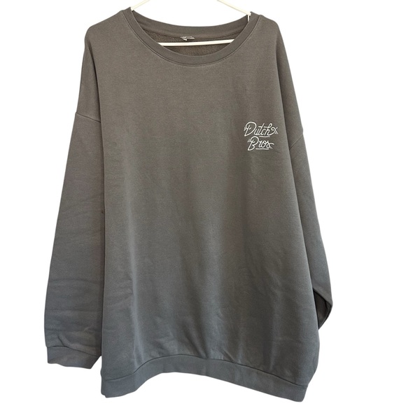 Dutch Bros XL+4X RARE NEW IN PACKAGE “Death By Decaf” Gray Hoodie DB 1992 - Picture 2 of 5